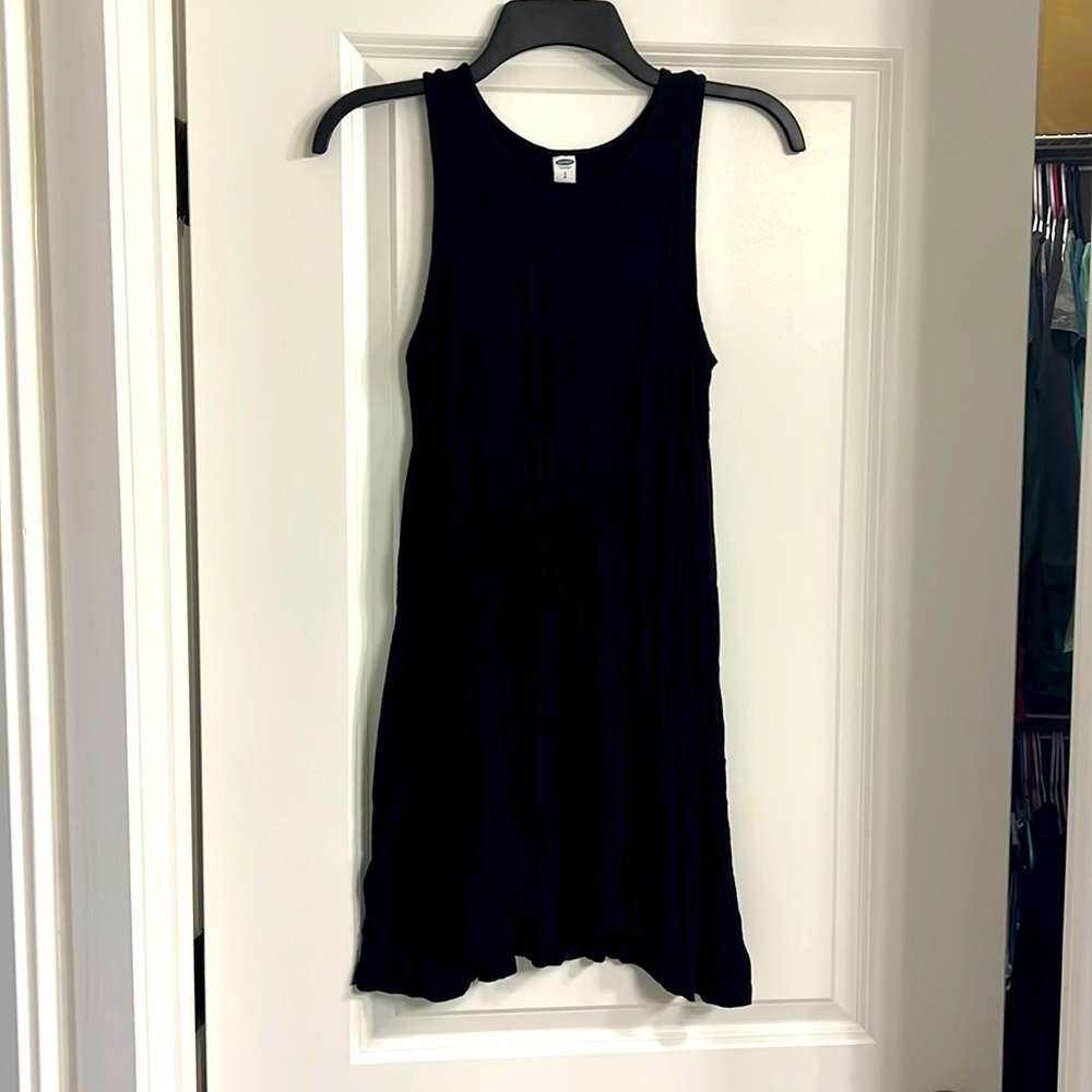 Black cotton dress